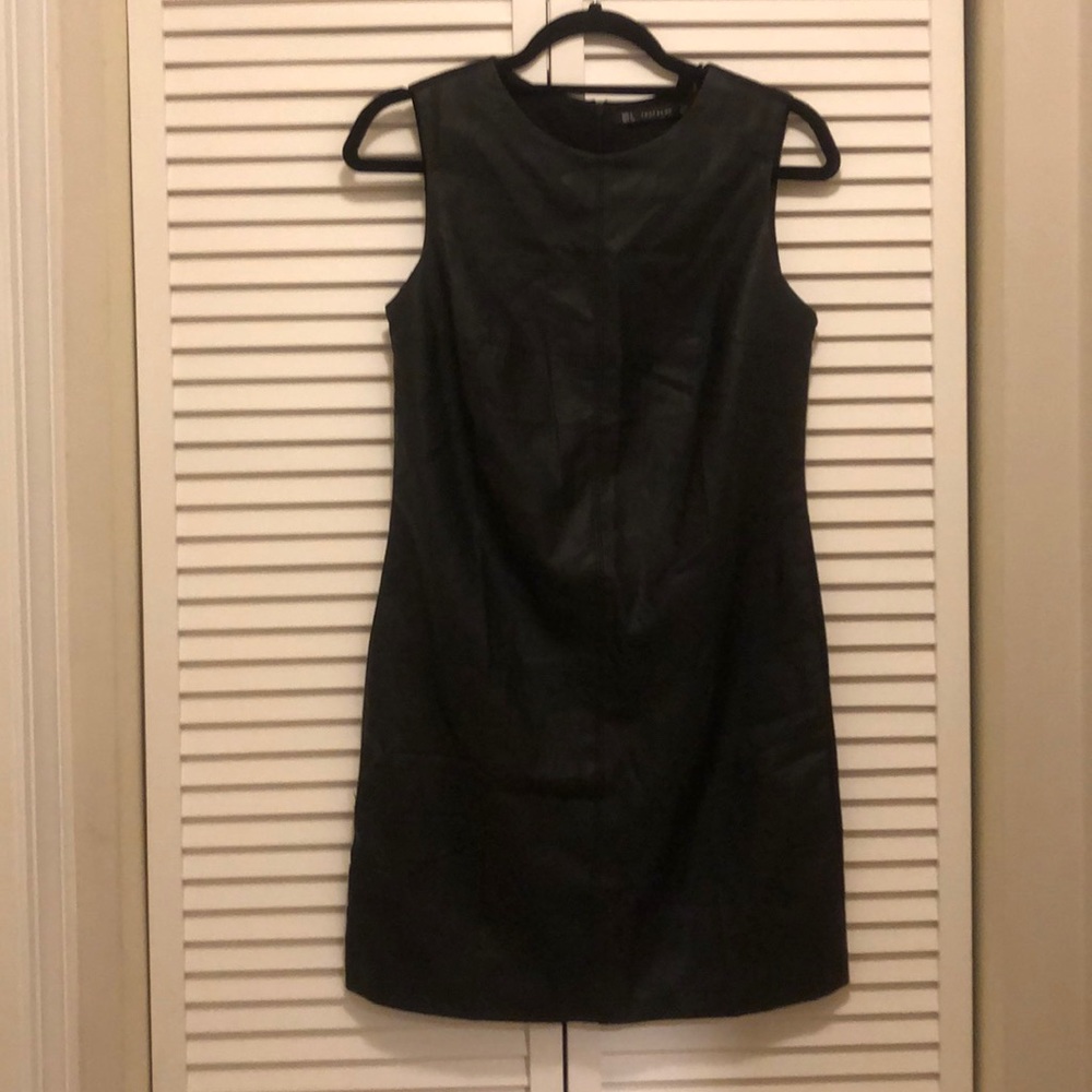 Zara Trafaluc Leather Dress